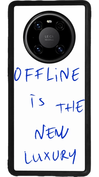 Huawei Mate 40 Pro Case Hülle - Silikon schwarz Offline is the new luxury