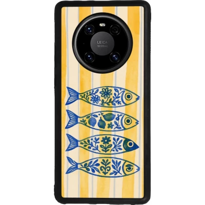 Coque Huawei Mate 40 Pro - Silicone rigide noir Portuguese fish 2026