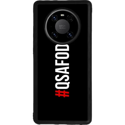 Coque Huawei Mate 40 Pro - Silicone rigide noir Qsafoda 1