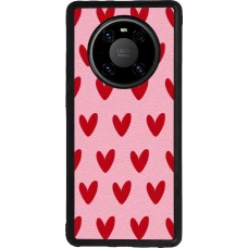 Coque Huawei Mate 40 Pro - Silicone rigide noir Saint Valentines Day 26 Pattern heart