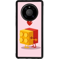 Coque Huawei Mate 40 Pro - Silicone rigide noir Saint Valentines Day 26 Puzzle