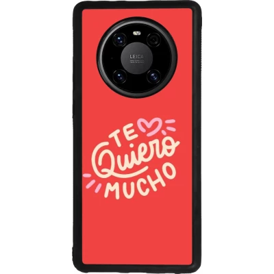 Huawei Mate 40 Pro Case Hülle - Silikon schwarz Saint Valentines Day 26 Te quiero mucho