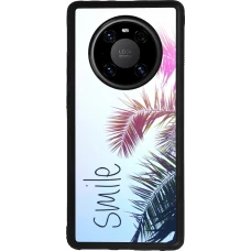 Huawei Mate 40 Pro Case Hülle - Silikon schwarz Smile 05