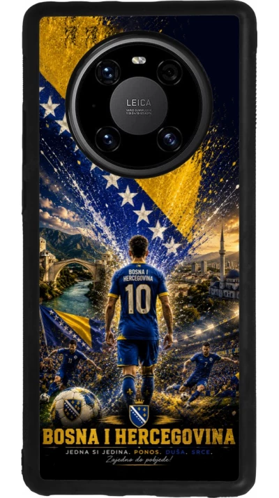 Huawei Mate 40 Pro Case Hülle - Silikon schwarz Fussball Bosnien und Herzegowina splash 2026