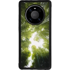 Coque Huawei Mate 40 Pro - Silicone rigide noir Spring 23 forest blue sky