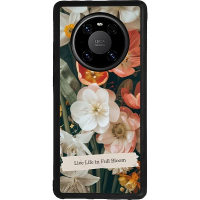 Coque Huawei Mate 40 Pro - Silicone rigide noir Full Bloom Spring 2026