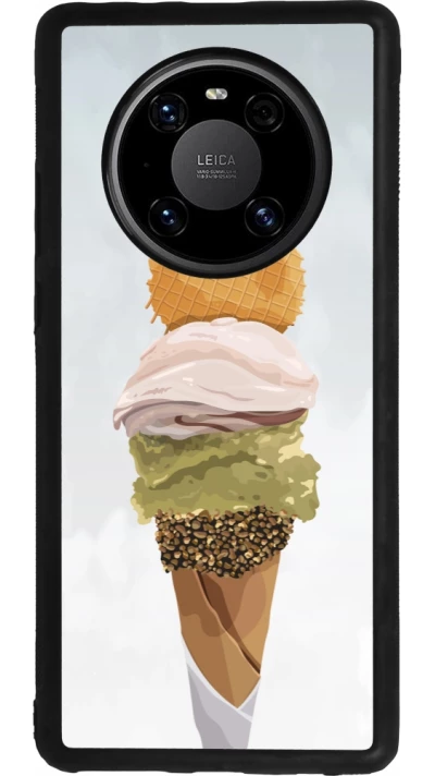 Coque Huawei Mate 40 Pro - Silicone rigide noir Summer 2025 Cornet