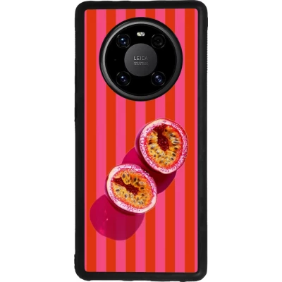 Huawei Mate 40 Pro Case Hülle - Silikon schwarz Passion fruit Summer 2026