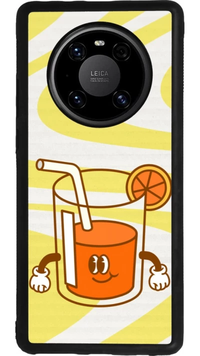Coque Huawei Mate 40 Pro - Silicone rigide noir Summer drink 2026