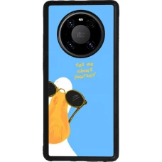 Coque Huawei Mate 40 Pro - Silicone rigide noir Tell me about yourself Summer 2026