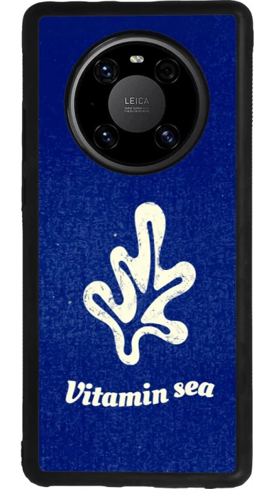 Coque Huawei Mate 40 Pro - Silicone rigide noir Vitamin sea Summer 2026