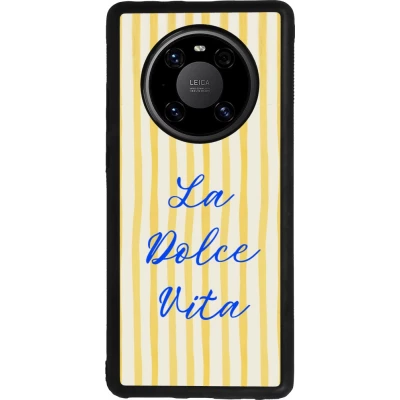 Coque Huawei Mate 40 Pro - Silicone rigide noir The good life 2026