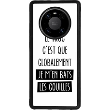 Huawei Mate 40 Pro Case Hülle - Silikon schwarz Le truc globalement bats les couilles