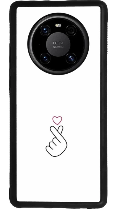 Coque Huawei Mate 40 Pro - Silicone rigide noir Valentine 2024 heat by Millennials