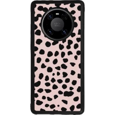 Huawei Mate 40 Pro Case Hülle - Silikon schwarz Wild Leopard Pink