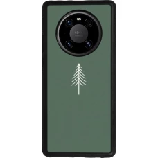 Huawei Mate 40 Pro Case Hülle - Silikon schwarz Christmas 22 minimalist tree