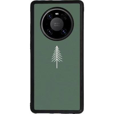 Huawei Mate 40 Pro Case Hülle - Silikon schwarz Christmas 22 minimalist tree