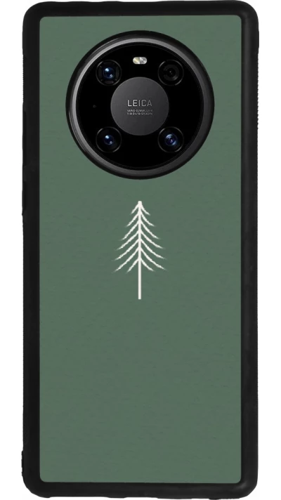 Huawei Mate 40 Pro Case Hülle - Silikon schwarz Christmas 22 minimalist tree