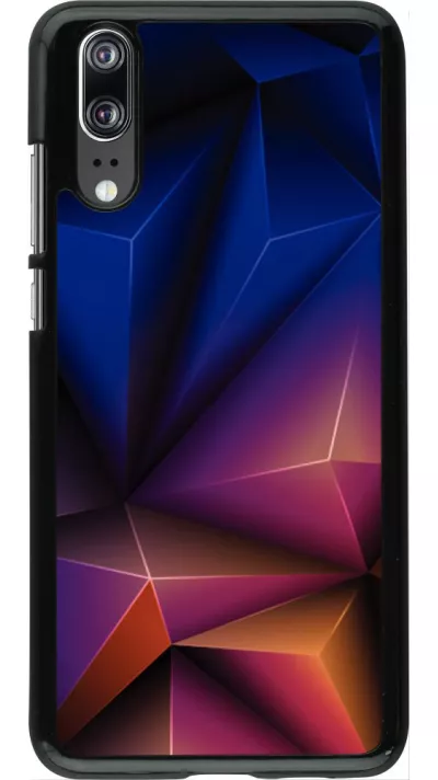 Hülle Huawei P20 - Abstract Triangles 