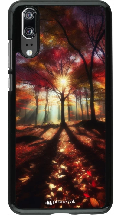 Huawei P20 Case Hülle - Herbstlicher goldener Glanz