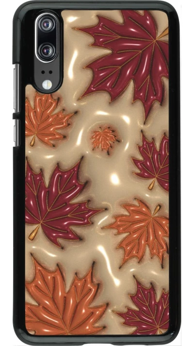 Coque Huawei P20 - Autumn 26 3D leaves