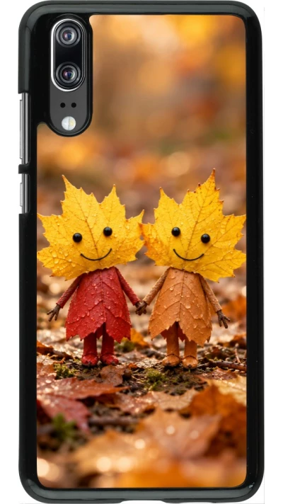 Coque Huawei P20 - Autumn 26 Couple of leaves