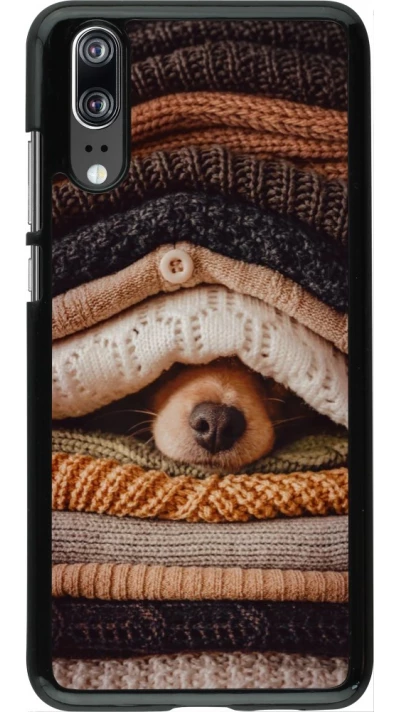 Coque Huawei P20 - Autumn 26 Dog under the covers