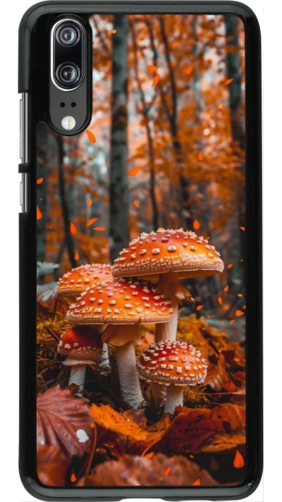 Coque Huawei P20 - Autumn 26 Mushrooms in the woods