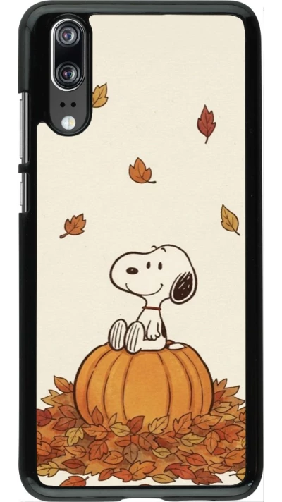 Coque Huawei P20 - Autumn 26 Snoopy autumn