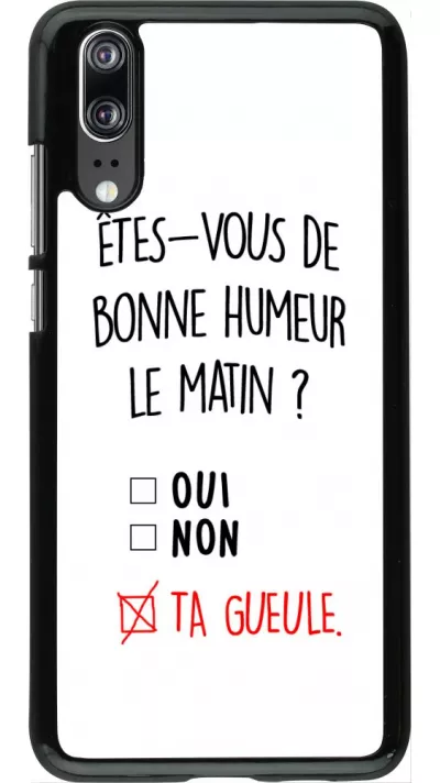 Hülle Huawei P20 - Bonne humeur matin