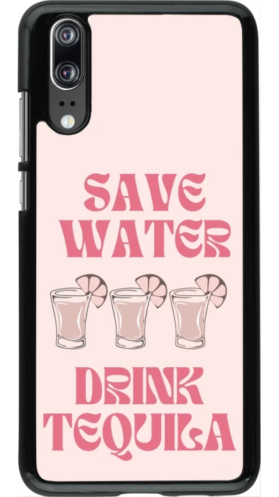 Huawei P20 Case Hülle - Cocktail Save Water Drink Tequila