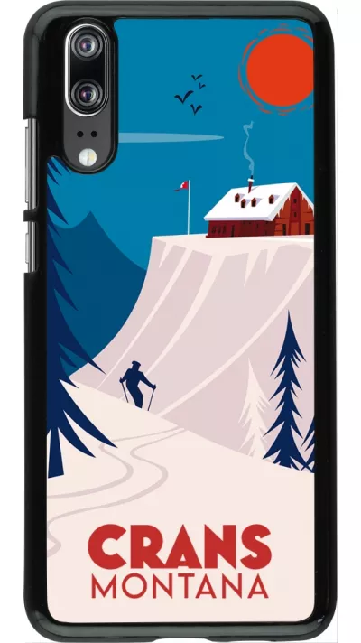 Huawei P20 Case Hülle - Crans-Montana Cabane