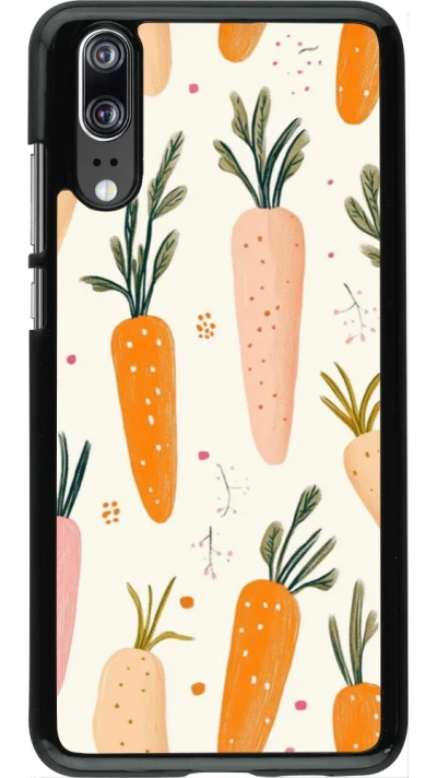 Huawei P20 Case Hülle - Easter 2026 Illustration carrots