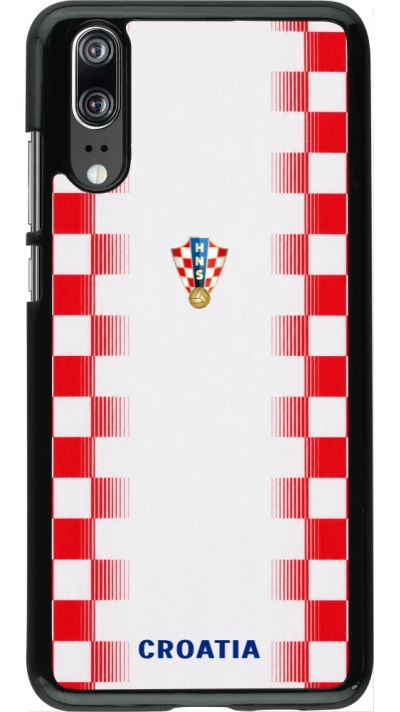 Huawei P20 Case Hülle - Kroatien 2026 personalisierbares Fussballtrikot