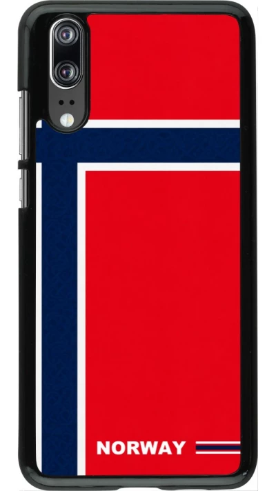Coque Huawei P20 - Maillot de football Norvège 2026 personnalisable