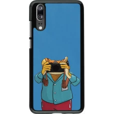 Huawei P20 Case Hülle - Frog with camera DTMF