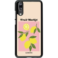 Huawei P20 Case Hülle - Fruit market lemons 2026