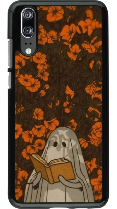 Huawei P20 Case Hülle - Halloween 2026 Ghost reading