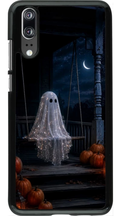 Huawei P20 Case Hülle - Halloween 2026 Ghost on a swing