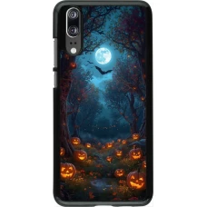 Huawei P20 Case Hülle - Halloween 2026 Road of Pumpkins