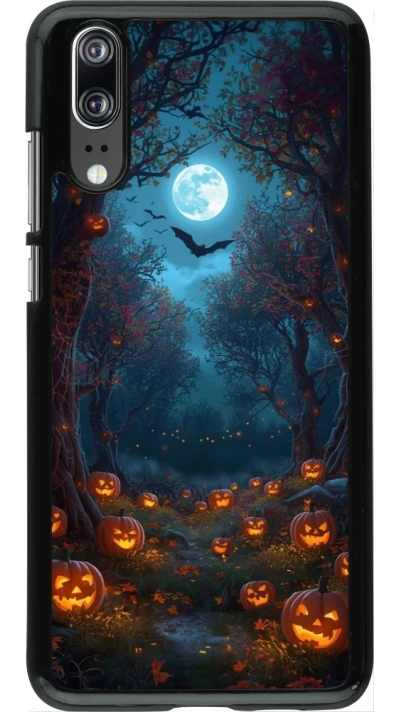 Huawei P20 Case Hülle - Halloween 2026 Road of Pumpkins