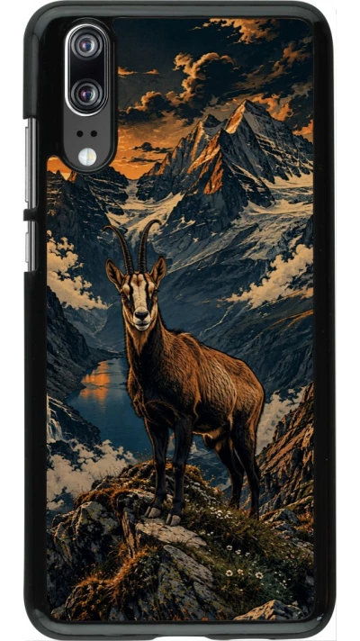 Coque Huawei P20 - Linocut Chamois