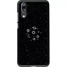 Hülle Huawei P20 - Space Doodle