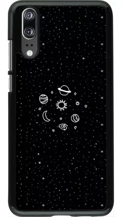 Coque Huawei P20 - Space Doodle