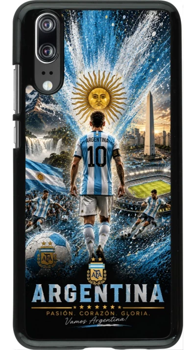 Huawei P20 Case Hülle - Fussball Argentinien splash 2026
