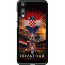 Huawei P20 Case Hülle - Fussball Kroatien splash 2026