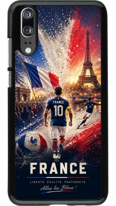Huawei P20 Case Hülle - Fussball Frankreich splash 2026