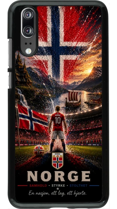 Huawei P20 Case Hülle - Fussball Norwegen splash 2026