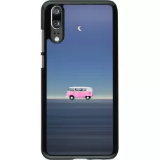 Huawei P20 Case Hülle - Spring 23 pink bus