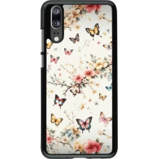 Huawei P20 Case Hülle - Frühling 25 Leichte Schmetterlinge